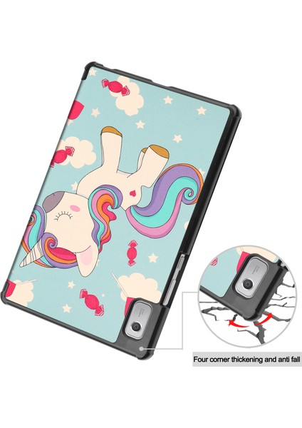 Lenovo Tab M9 Için Otomatik Uyandırma Uyku Özellikli Darbeye Dayanıklı Tablet Kılıfı (Yurt Dışından) fırsatları