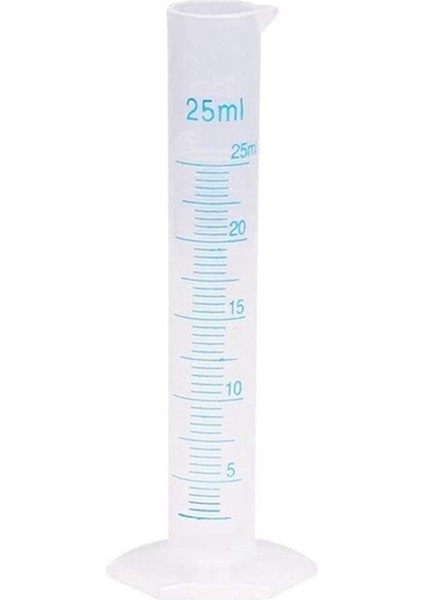 Laboratuvar Için Ölçüm Silindiri Plastik Mezun Tüp Aracı (25ML) (Yurt Dışından)