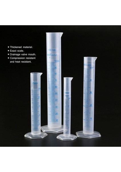 Laboratuvar Için Ölçüm Silindiri Plastik Mezun Tüp Aracı (25ML) (Yurt Dışından) modelleri