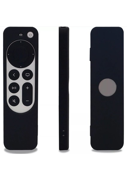 Apple Tv 4K 2021 ile Uyumlu Kılıf Silikon Koruma Kumanda Koruma Kılıfı Tam Uyumlu