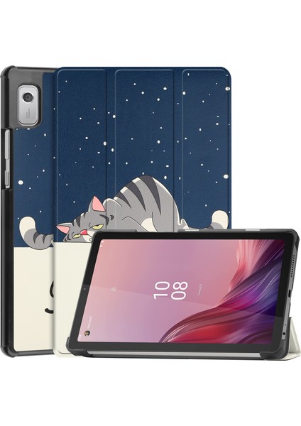 Lenovo Tab M9 Için Otomatik Uyandırma Uyku Özellikli Darbeye Dayanıklı Tablet Kılıfı (Yurt Dışından)