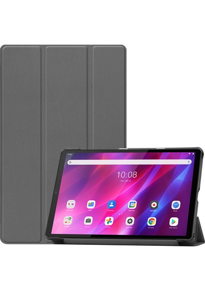 Lenovo Tab K10 TB-X6C6F Için Otomatik Uyandırma Uyku Özellikli Darbeye Dayanıklı Tablet Kılıfı (Yurt Dışından)