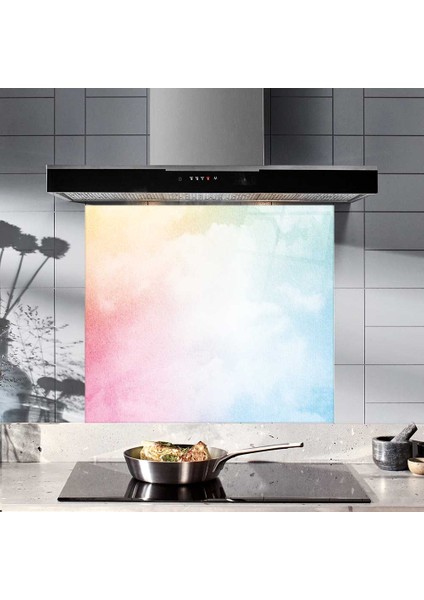 Renkli Değişim | Cam Ocak Arkası Koruyucu | 52cm x 60cm modelleri