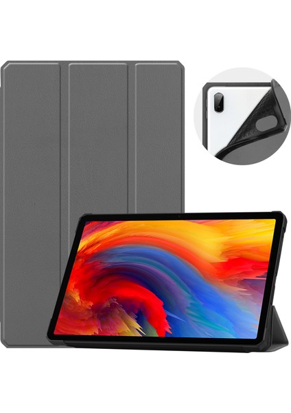 Lenovo Xiaoxin Pad Plus J607/J606 Için Otomatik Uyandırma Uykulu Darbeye Dayanıklı Tablet Kılıfı (Yurt Dışından)