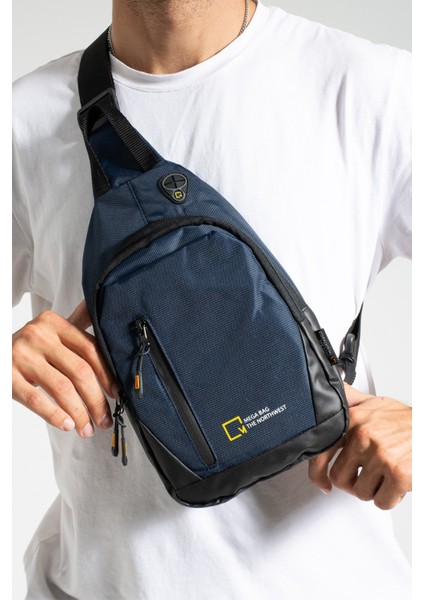 Unisex Keten Kumaş Su Geçirmez Çanta, Çapraz Askılı Omuz ve Göğüs Çantası, Body Bag,
