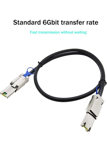 Mını SAS26P SFF-8088 To SFF8088 Sunucu Veri Iletim Kablosu (Yurt Dışından)