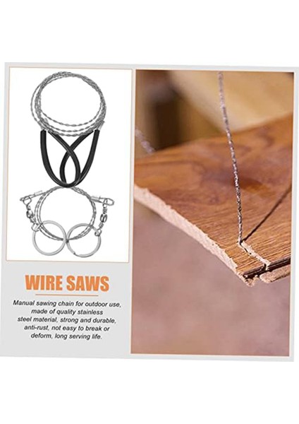 4 Adet Tel Testere Zinciri Garrote Tel Halat Testere Survival Cep Testere Özel Aletler El Aleti Cep Araçları (Yurt Dışından) indirimleri