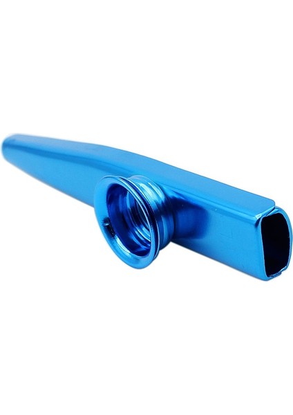 Kazoo Alüminyum Alaşımlı Metal 5 Adet Hediyeler Çocuklar Için Flüt Diyafram Müzik Severler-Mavi (Yurt Dışından)