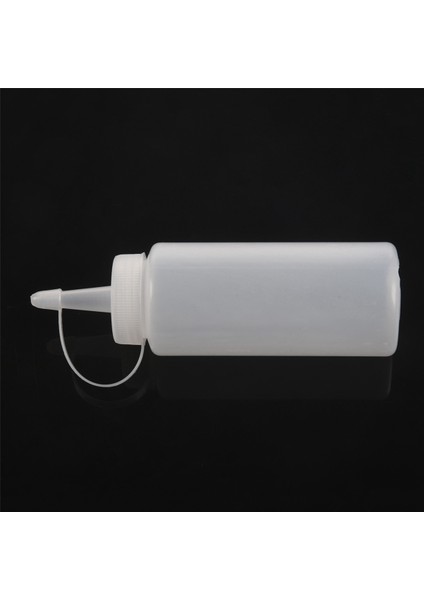 Plastik Sıkma Şişe Çeşni Dispenseri Ketçap Hardal Sosu Şeffaf Beyaz 6oz (Yurt Dışından) fırsatları