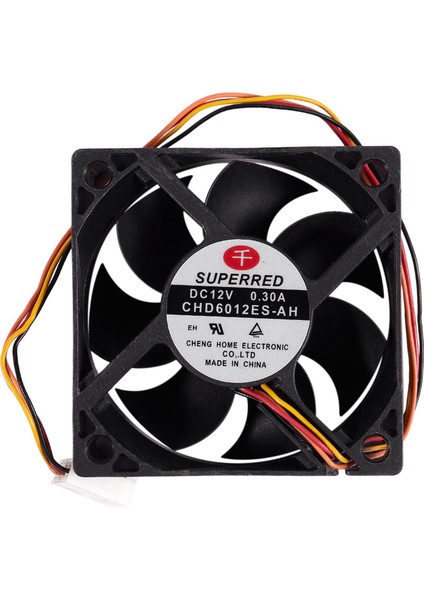 Dc 12V 0.3A 60MM 4 Pin Bağlayıcı Pc Bilgisayar Kasası Fanı CHD6012ES-AH (Yurt Dışından)