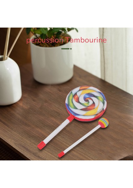 Çocuk Vurmalı Lolipop Davul, 6 Inç (Yurt Dışından) fırsatları