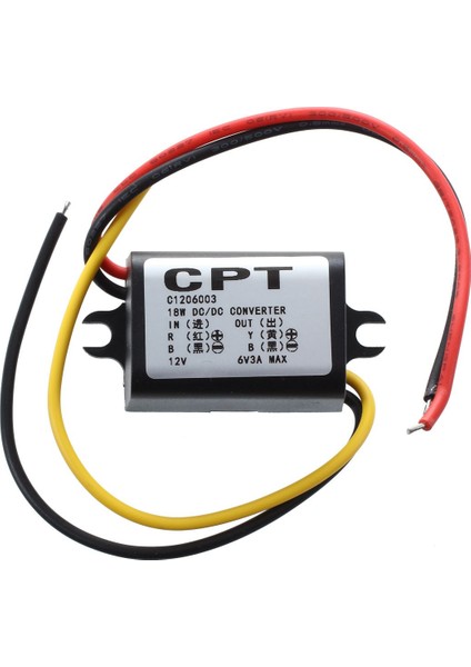 12V - 6V Dc-Dc Buck Dönüştürücü Adım Aşağı Modülü Güç Kaynağı Voltaj Regülatörü (Yurt Dışından)