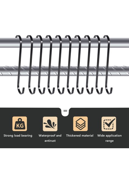 10 Paket Ekstra Büyük 10 Inç Uzun S Kancalar Asılı Bitki, Sepet, Ağaç Dalı, Dolap, Bahçe, Pergola, Iç Mekan Dış Mekan Kullanımları (Yurt Dışından) modelleri