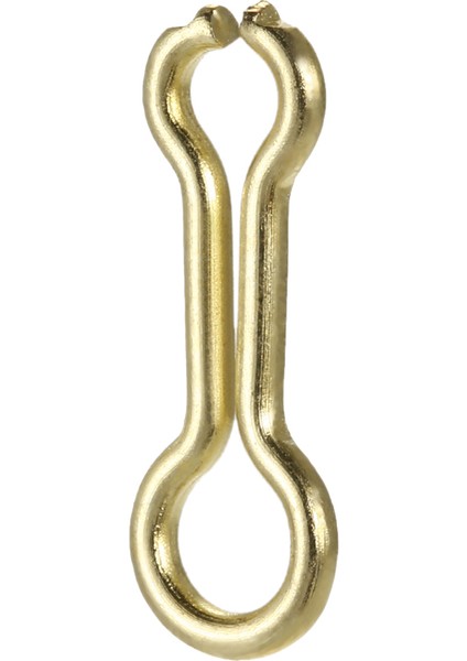200 Adet 16MM Balıkçılık Aksesuarı Pirinç Platin Tel Göz Do-It Kalıpları Sazan Olta Takımı S (Yurt Dışından)
