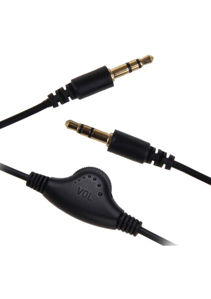 Evde Veya Arabada Kullanım Ses Seviyesi Kontrollü (1m) 3,5 mm Erkekten Erkeğe Jak Kablosu (Iphone / iPad / Samsung / Htc / Blackberry / Nokia / Motolora / Lg / Sony / Huawei) (Yurt Dışından) fiyatları