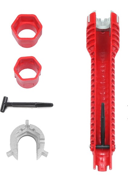 8 In1 Çok Fonksiyonlu Sıhhi Musluk Soket Lavabo Anahtarı Isıtma Evsel Su Isıtıcı Vida Temizleme Donanım Aracı (Yurt Dışından)