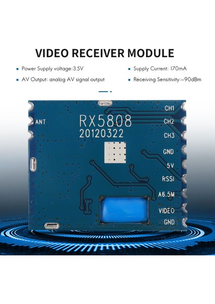5.8g Fpv Mini Kablosuz Ses Video Alıcı Modülü RX5808 Fpv Sistemi Için Rc Helikopter Rc Parçaları (Yurt Dışından) modelleri