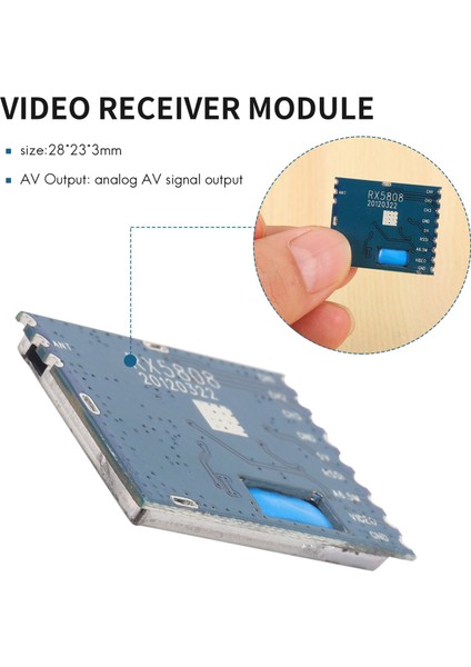 5.8g Fpv Mini Kablosuz Ses Video Alıcı Modülü RX5808 Fpv Sistemi Için Rc Helikopter Rc Parçaları (Yurt Dışından) indirimleri