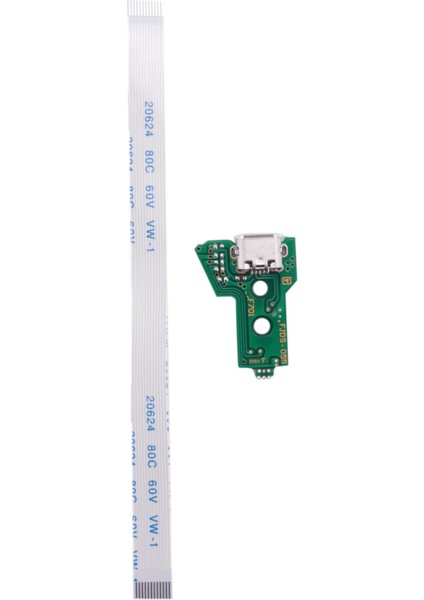 12 Pin Flex Kablo ile JDS-055 Ps4 Denetleyicisi Için USB Şarj Portu Kartı (Yurt Dışından)