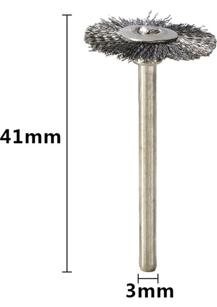 40 Parça Mini Tel Fırça Tekerlek Fincan Pirinç Çelik Tel Fırça Seti (3mm) Güç Dremel Döner Aracı Için Sap Parlatma Buff (Yurt Dışından)