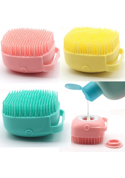 Duş Için Sabunluklu Vücut Scrubber, 3 Paket Peeling Fırçaları, Yumuşak Vücut Eksfoliyatörü, Banyo Lif Kabağı Kare (Yurt Dışından) fiyatları