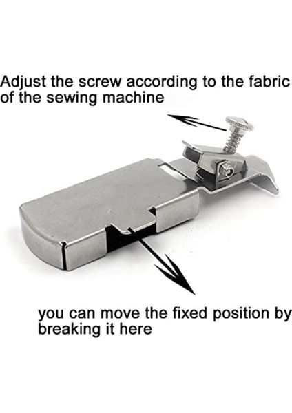 Dikiş Kılavuzu, Kıvırma Kılavuzu, Endüstriyel Kilit Dikiş Veya Yürüyen Ayak Dikiş Makinesi Için Kenar Kıvırma Kılavuzu, Mıknatıs Yeni - (1 Adet) (Yurt Dışından) indirimleri