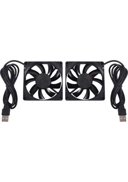 80MM 5V USB Fan 80MM 8cm 8015 Fırçasız Dc Soğutma Fanı Pc Bilgisayar Yönlendirici Kasa Fanı Soğutucu 2 Adet (Yurt Dışından)