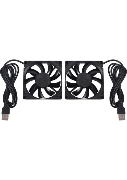 80MM 5V USB Fan 80MM 8cm 8015 Fırçasız Dc Soğutma Fanı Pc Bilgisayar Yönlendirici Kasa Fanı Soğutucu 2 Adet (Yurt Dışından)