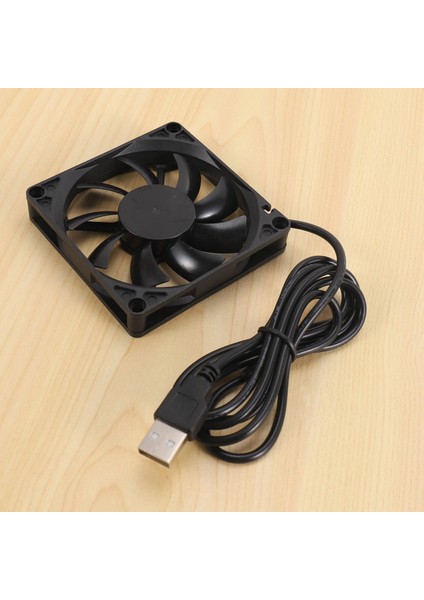 80MM 5V USB Fan 80MM 8cm 8015 Fırçasız Dc Soğutma Fanı Pc Bilgisayar Yönlendirici Kasa Fanı Soğutucu 2 Adet (Yurt Dışından)