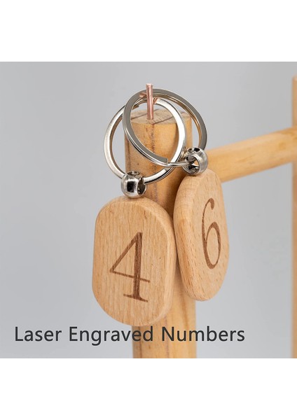 Boş Ahşap Anahtar Etiketi Anahtar Diy Ahşap Anahtarlıklar Anahtar Ahşap Gravür Boşlukları 20 Paket (Yurt Dışından) fırsatları