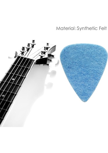 Ukulele Seçtikleri Ukulele ve Gitar Için Keçe Seçtikleri/mızrap, 8 Parça Gitar Seçtikleri, Çok Renkli (Yurt Dışından)