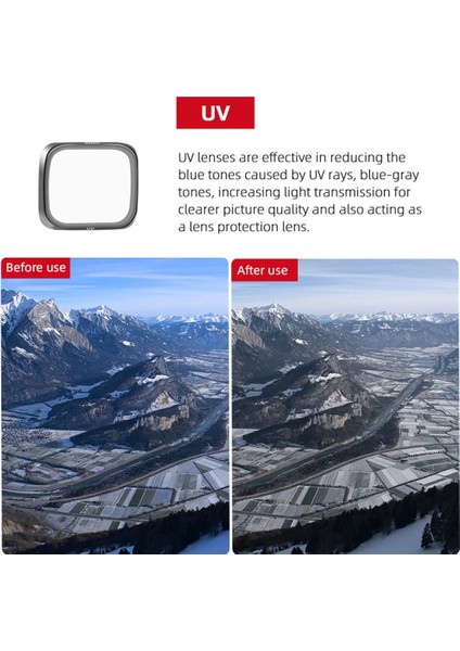 Djı Air 2s Için Brdrc Lens Filtresi Nd Filtre Seti Djı Mavic Air 2s Için Lens Filtre PARÇALARI,ND32PL (Yurt Dışından)