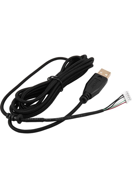 USB Kablo Fareler 2.1m 5 Tel 5 Pin Siyah Altın Kaplama Oyun Faresi (Yurt Dışından)