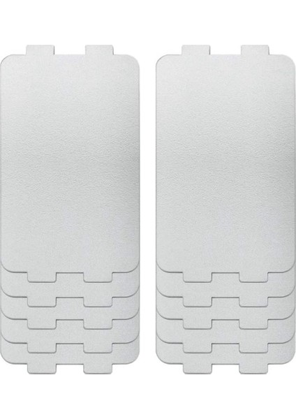 10 Adet Mikrodalga Fırın Evrensel Mika Folyo, Fırın Mika Dalga Kılavuz Kapağı Yedek Levhalar (Yurt Dışından)