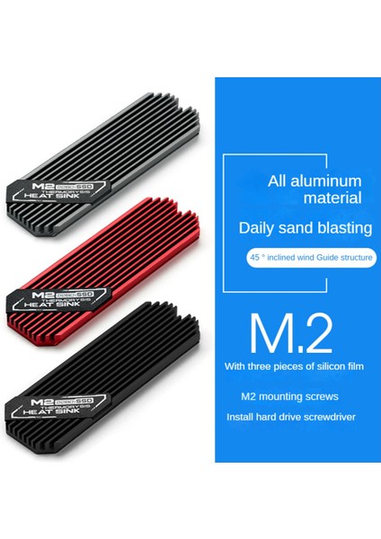 Ultra Ince M.2 SSD Isı Emici M2 2280 Katı Hal Sabit Disk Alüminyum Soğutucu Soğutucu Soğutma Termal Ped Gri (Yurt Dışından) fiyatları