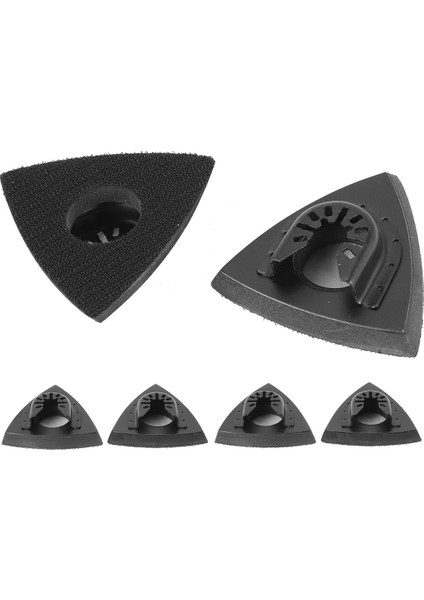 Adet 3-1/8 Inç Güç Salınımlı Alet Zımpara Pedleri, 80MM Üçgen Zımpara Pedleri Evrensel Hızlı Bırakma Çok Amaçlı Ped (Yurt Dışından)