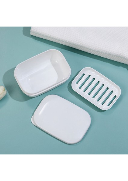 Filtre Mühür Seyahat Yazdırılabilir Desen Sabunluk Sabunluk Kapaklı Sabunluk Organizatör - Beyaz (Yurt Dışından) fiyatları