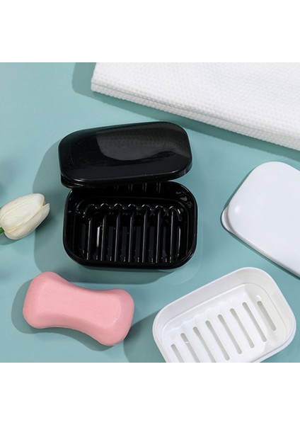 Filtre Mühür Seyahat Yazdırılabilir Desen Sabunluk Sabunluk Kapaklı Sabunluk Organizatör - Beyaz (Yurt Dışından) indirimleri