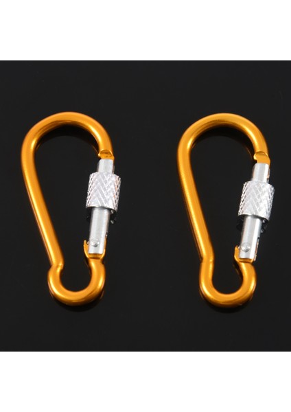 Alüminyum Hareket Ayar Vidası Karabina Klipsi Kanca 5cm Uzun 2 Parçalı Altın Rengi (Yurt Dışından) indirimleri