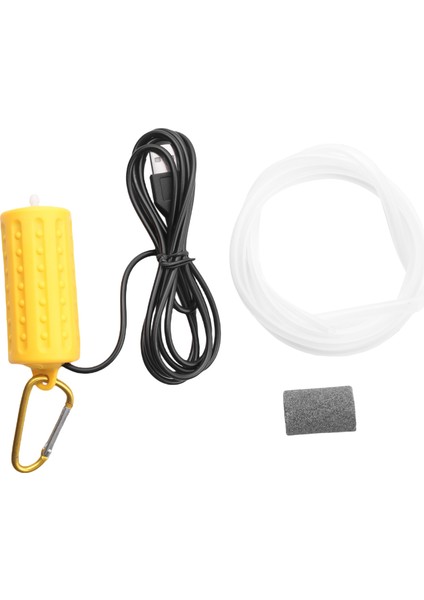 USB Mini Havalandırma Pompası Hava Pompası Akvaryum Havalandırıcı Ultra Sessiz Mini Balık Tankı Balık Tutmak Oksijen Pompası ——sarı (Yurt Dışından)