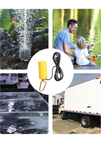 USB Mini Havalandırma Pompası Hava Pompası Akvaryum Havalandırıcı Ultra Sessiz Mini Balık Tankı Balık Tutmak Oksijen Pompası ——sarı (Yurt Dışından) fırsatları