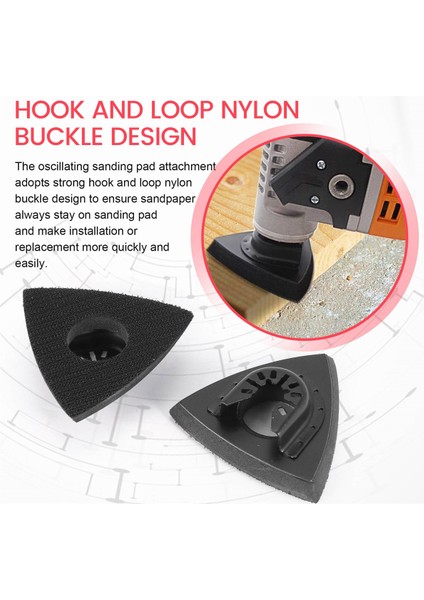 Adet 3-1/8 Inç Güç Salınımlı Alet Zımpara Pedleri, 80MM Üçgen Zımpara Pedleri Evrensel Hızlı Bırakma Çok Amaçlı Ped (Yurt Dışından) indirimleri