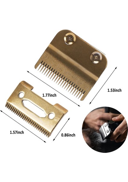 Adet Profesyonel Yedek Kesme Bıçakları Ayarlanabilir Saç Kesme Parçaları Bıçak Wahl 8148 Sihirli Akülü Makaslar (Yurt Dışından) fırsatları