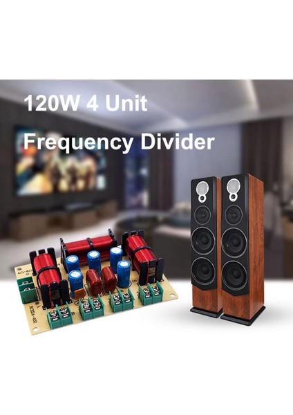 2 Adet 4 Yollu Hoparlör Bas Frekans Bölücü Ev Sineması Hifi Stereo (Yurt Dışından) modelleri