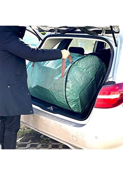 272L Büyük Kapasiteli Bahçe Çantası Yeniden Kullanılabilir Yaprak Çuval Katlanabilir Bahçe Çöp Atık Toplama Konteyner Saklama Çantası (Yurt Dışından) indirimleri