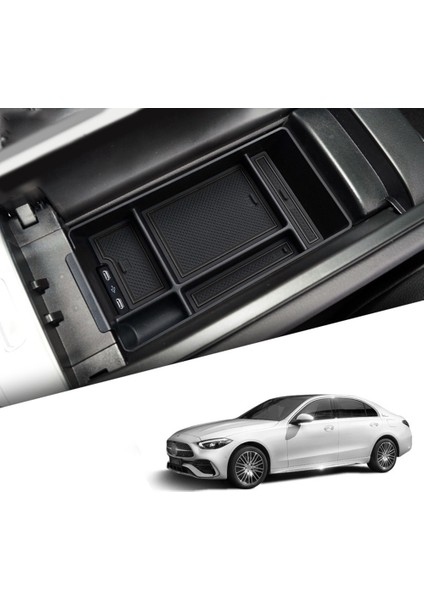 Merkezi Konsol Organizatör Tepsi Kol Dayama Tepsisi Ikincil Depolama Ekleme Tepsisi Mercedes-Benz C-Class W206 C260 2022 (Yurt Dışından) indirimleri