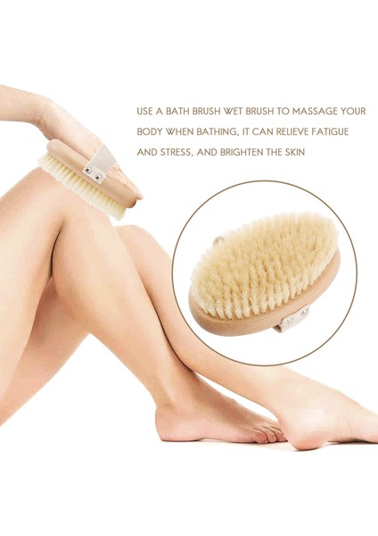Doğal Domuz Kıllı Peeling Fırçası, Kuru Fırçalama Vücut Fırçası, Ölü Deriyi Gidermek Için Duş Fırçası, Yaşlanmayı Yavaşlatır (Yurt Dışından) fiyatları