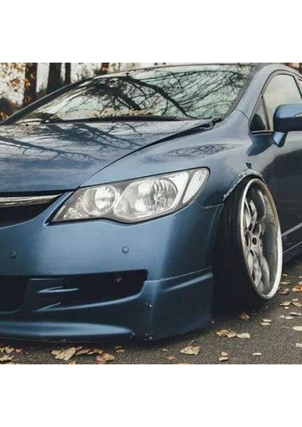 Araba Ön Sol Yan Far Şeffaf Lens Lamba Gölge Kabuk Kapak 2006 2007 2008 Honda Civic Fd (Yurt Dışından)