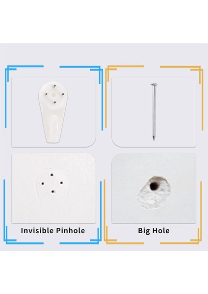 40 Resim Askısı, Beton/alçı/sert Duvar Kancaları, Resim, Goblen, Saat ve Daha Ağır Ağırlıklar Asmak Için (Yurt Dışından) fiyatları