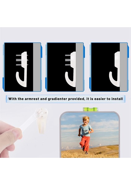 40 Resim Askısı, Beton/alçı/sert Duvar Kancaları, Resim, Goblen, Saat ve Daha Ağır Ağırlıklar Asmak Için (Yurt Dışından) indirimleri